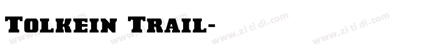 Tolkein Trail字体转换